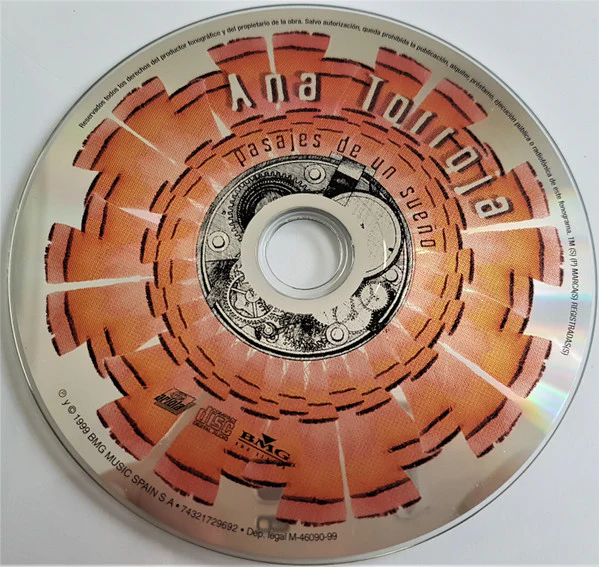 Ana Torroja - Pasajes De Un Sueño (CD, Album) - Image 3