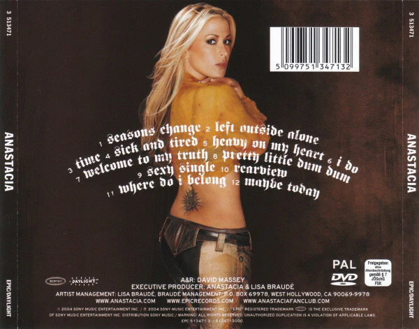 Anastacia - Anastacia (CD, Album, Copy Prot., Enh + DVD-V, PAL + Ltd) - Image 4