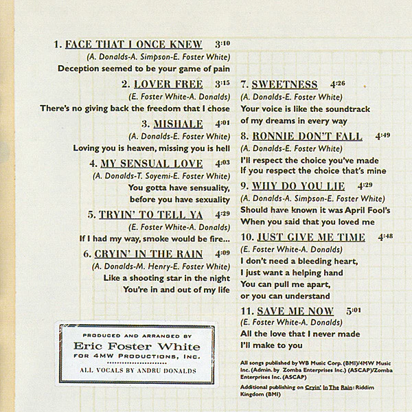 Andru Donalds - Andru Donalds (CD, Album) - Image 3