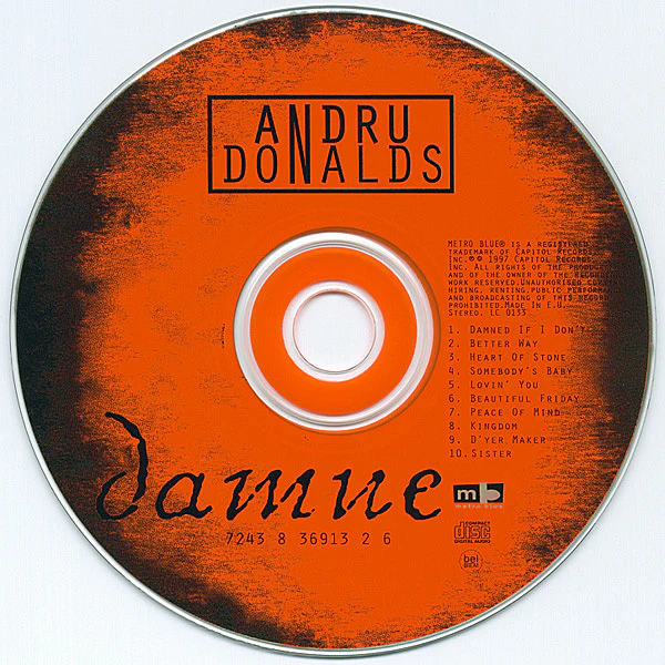 Andru Donalds - Damned If I Don't (CD, Album) - Image 3