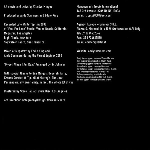 Andy Summers - Peggy's Blue Skylight (HDCD, Album) - Image 4