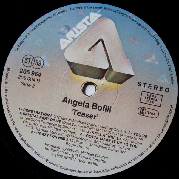 Angela Bofill - Teaser (LP, Album) - Image 4