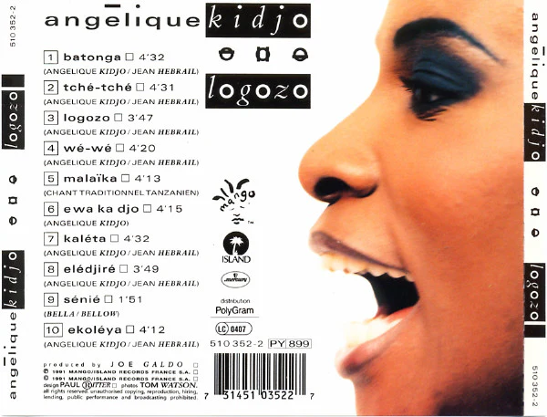 Angélique Kidjo - Logozo (CD, Album, RE) - Image 3