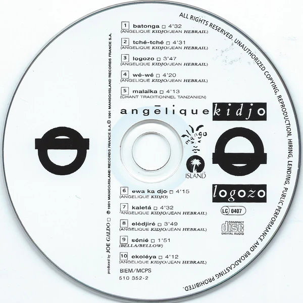 Angélique Kidjo - Logozo (CD, Album, RE) - Image 4
