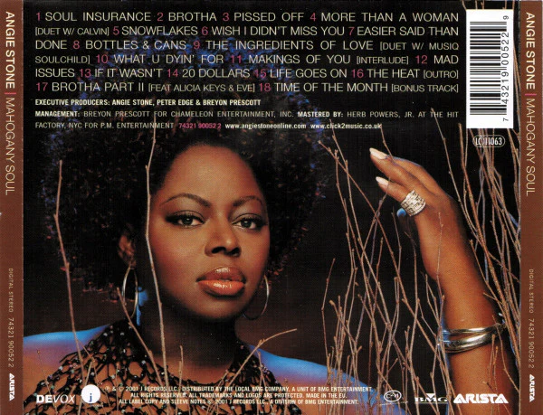 Angie Stone - Mahogany Soul (CD, Album) - Image 2