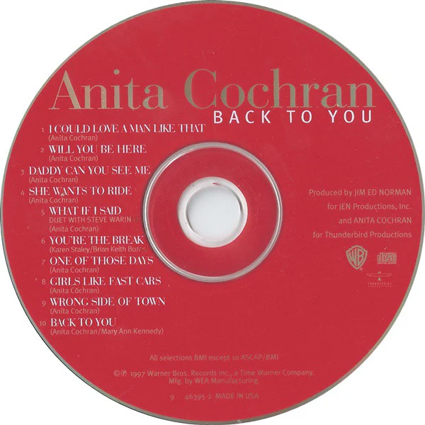 Anita Cochran - Back To You (CD, Album) - Image 3