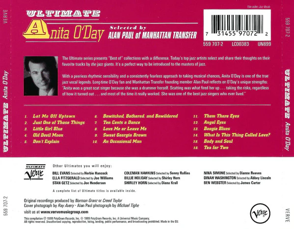 Anita O'Day - Ultimate Anita O'Day (CD, Comp) - Image 2