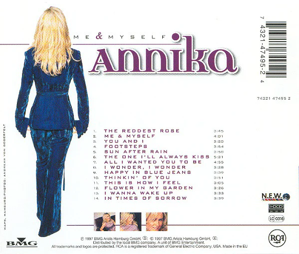 Annika - Me & Myself (HDCD, Album) - Image 2