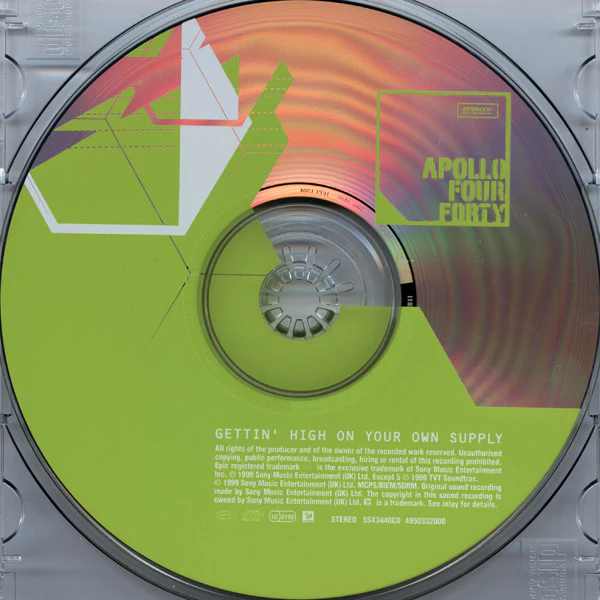 Apollo Four Forty* - Gettin' High On Your Own Supply (CD, Album, Enh) - Image 3