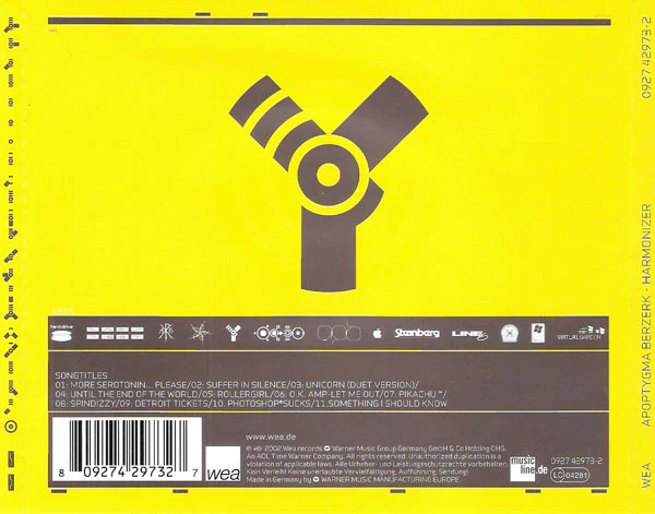 Apoptygma Berzerk - Harmonizer (CD, Album) - Image 3
