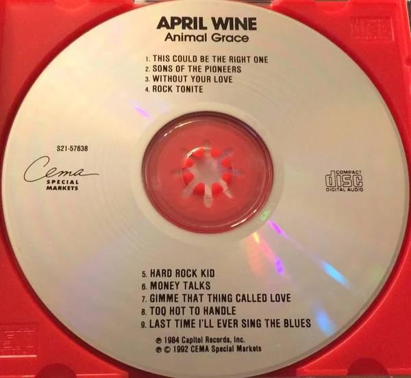 April Wine - Animal Grace (CD, Album, RE) - Image 3