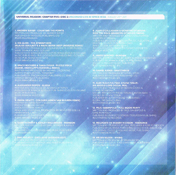 Armin van Buuren - Universal Religion Chapter Five (2xCD, Comp, Mixed) - Image 3