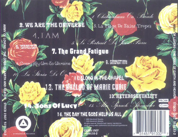 Army Of Lovers - The Gods Of Earth And Heaven (CD, Album) - Image 3