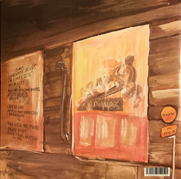 Arne Domnérus, Bengt Hallberg, Georg Riedel, Egil Johansen + Lars Erstrand - Jazz At The Pawnshop (2xLP, Album, RE, Gat) - Image 2