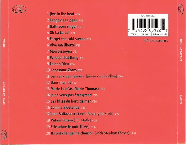 Arno (2) - Le Best Of Arno (CD, Comp) - Image 3