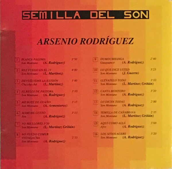 Arsenio Rodríguez* - Arsenio Rodríguez (CD, Comp) - Image 2