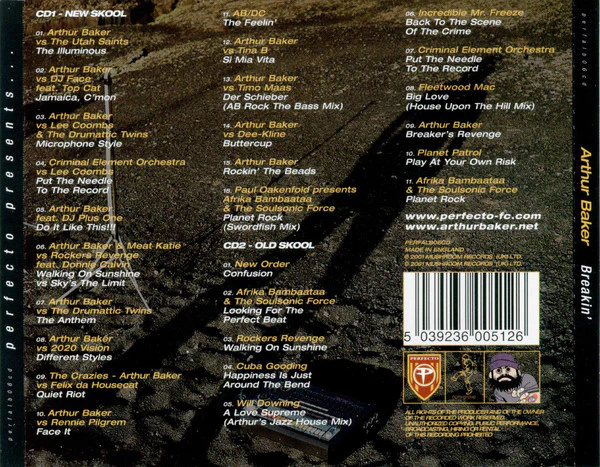 Arthur Baker - Breakin' (CD, Mixed + CD, Comp) - Image 2
