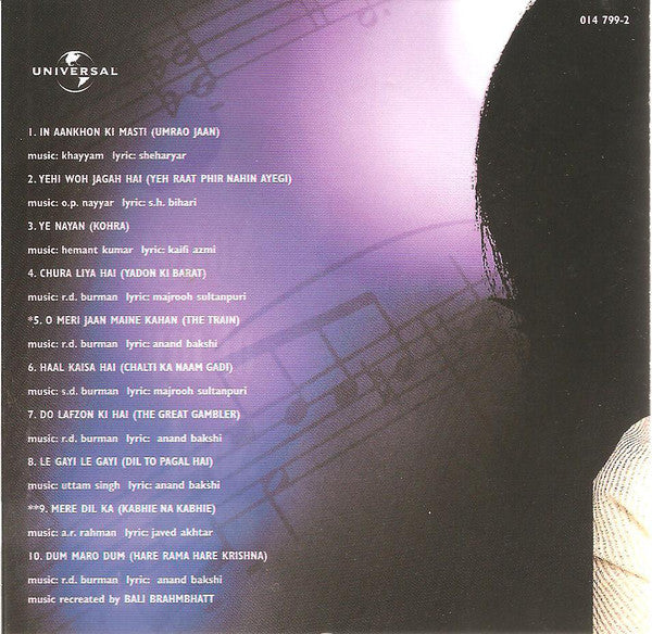 Asha Bhonsle* - Songs Of My Soul Vol. 1 - Rare And Classic (CD, Comp) - Image 3