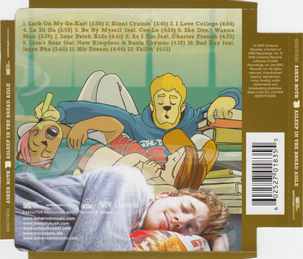 Asher Roth - Asleep In The Bread Aisle (CD, Album, Sup) - Image 2