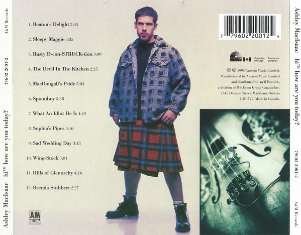 Ashley MacIsaac - Hi™How Are You Today? (CD, Album) - Image 2
