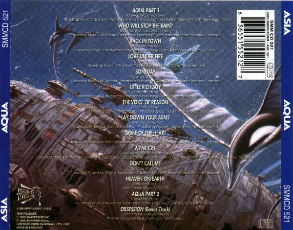 Asia (2) - Aqua (CD, Album, RE) - Image 2
