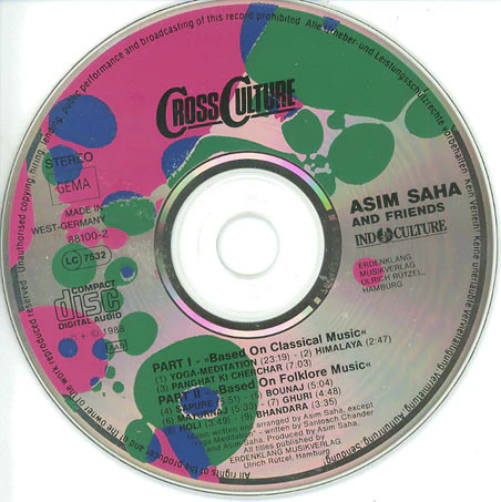 Asim Saha & Friends* - Indoculture (CD, Album) - Image 3