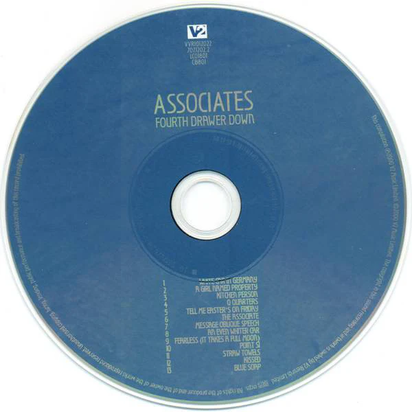 Associates* - Fourth Drawer Down (CD, Album, Comp, RE, RM, Son) - Image 3