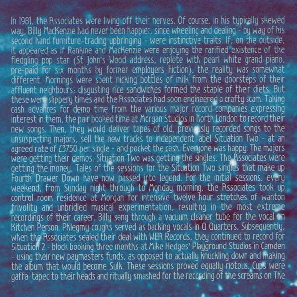 Associates* - Fourth Drawer Down (CD, Album, Comp, RE, RM, Son) - Image 4