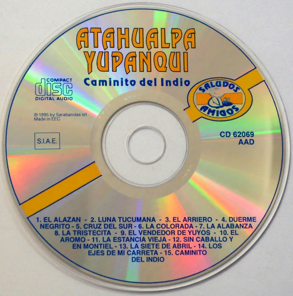 Atahualpa Yupanqui - Caminito Del Indio (CD, Comp) - Image 3