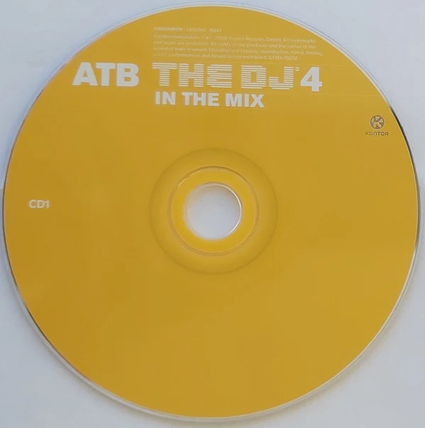 ATB - The DJ'4 - In The Mix (2xCD, Comp, Mixed, Dig) - Image 4