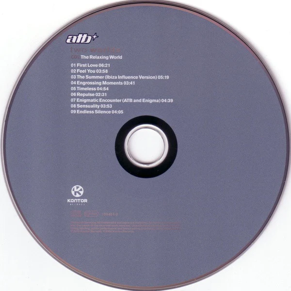 ATB - Two Worlds (2xCD, Album, P/Mixed, Len) - Image 4