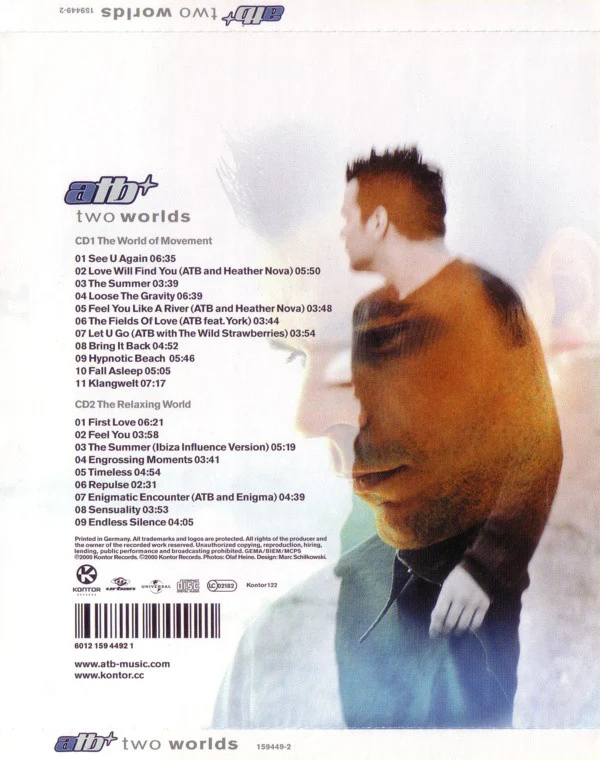 ATB - Two Worlds (2xCD, Album, P/Mixed, Len) - Image 2