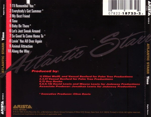 Atlantic Starr - Time (CD, Album) - Image 2