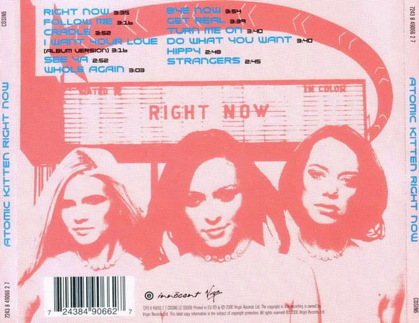 Atomic Kitten - Right Now (CD, Album) - Image 2