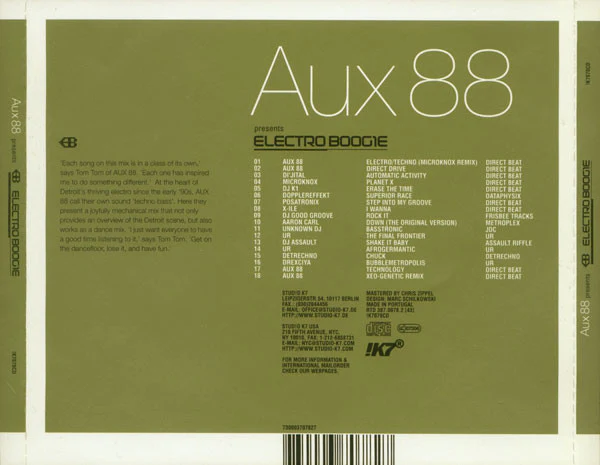 Aux 88 - Electro Boogie (CD, Mixed) - Image 2