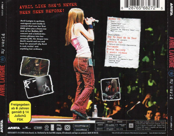 Avril Lavigne - My World (CD, EP, Comp + DVD-V, PAL) - Image 2