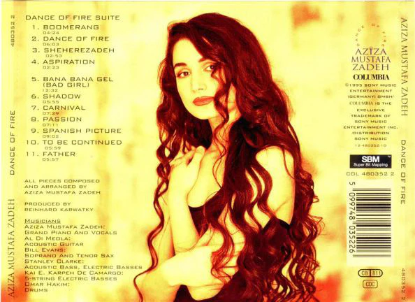 Aziza Mustafa Zadeh - Dance Of Fire (CD, Album, SBM) - Image 2