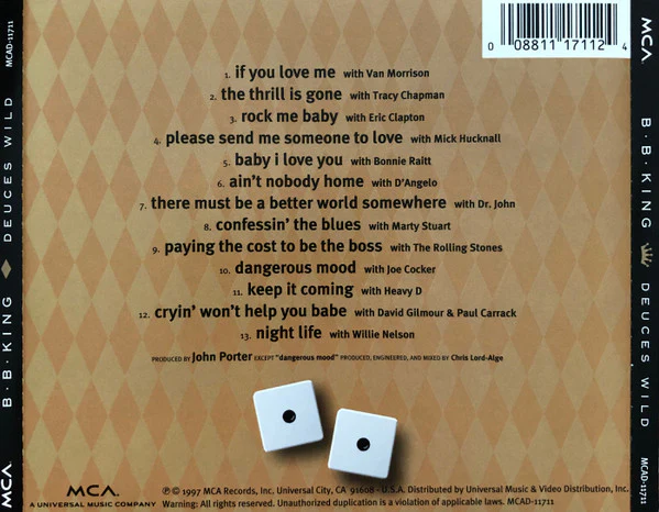 B.B. King - Deuces Wild (CD, Album) - Image 2