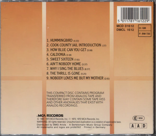 B.B. King - The Best Of B.B. King (CD, Comp, RM) - Image 2