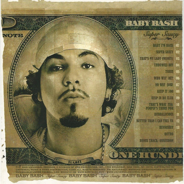 Baby Bash - Super Saucy (CD, Album) - Image 5
