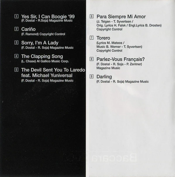Baccara 2000 - Baccara 2000 (CD, Album) - Image 4