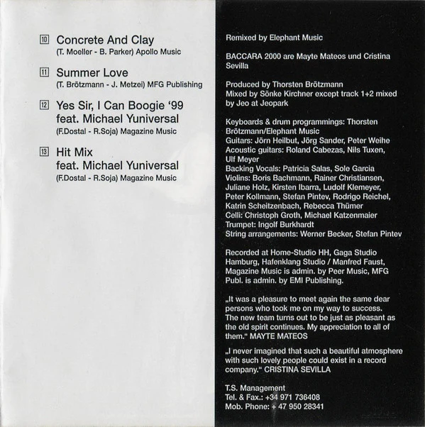 Baccara 2000 - Baccara 2000 (CD, Album) - Image 5