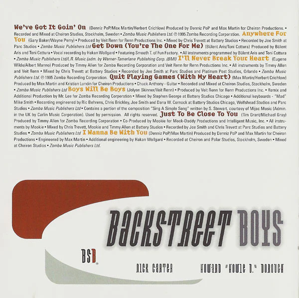 Backstreet Boys - Backstreet Boys (CD, Album) - Image 4