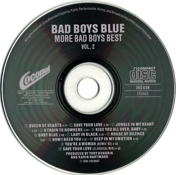 Bad Boys Blue - More Bad Boys Best Vol. 2 (CD, Comp, RP, Cle) - Image 5