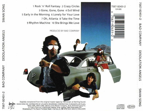 Bad Company (3) - Desolation Angels (CD, Album, RM) - Image 4