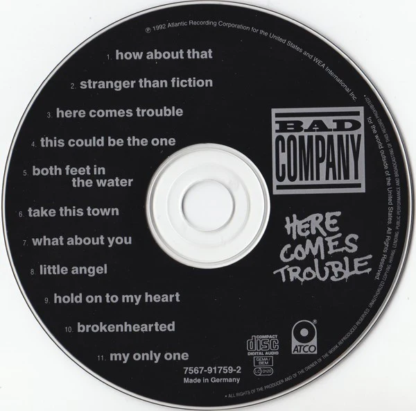 Bad Company (3) - Here Comes Trouble (CD, Album) - Image 4