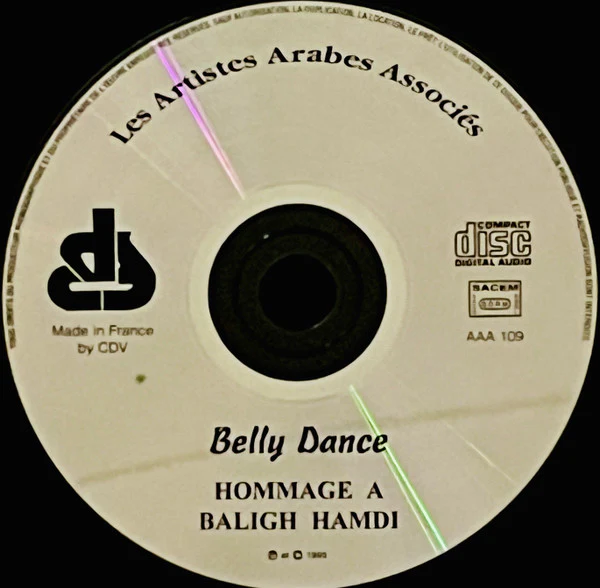 Baligh Hamdi* - Belly Dance Hommage A Baligh Hamdi (CD) - Image 3