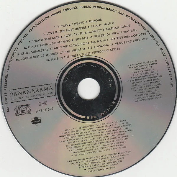 Bananarama - The Greatest Hits Collection (CD, Comp) - Image 3