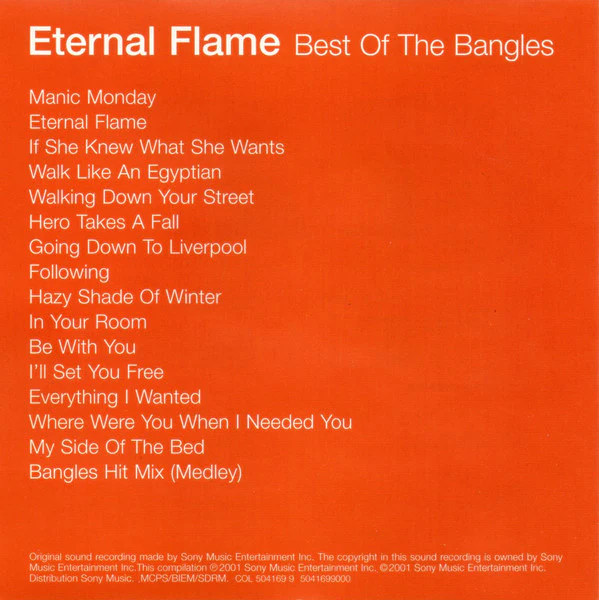 Bangles - Eternal Flame - Best Of The Bangles (CD, Comp) - Image 5