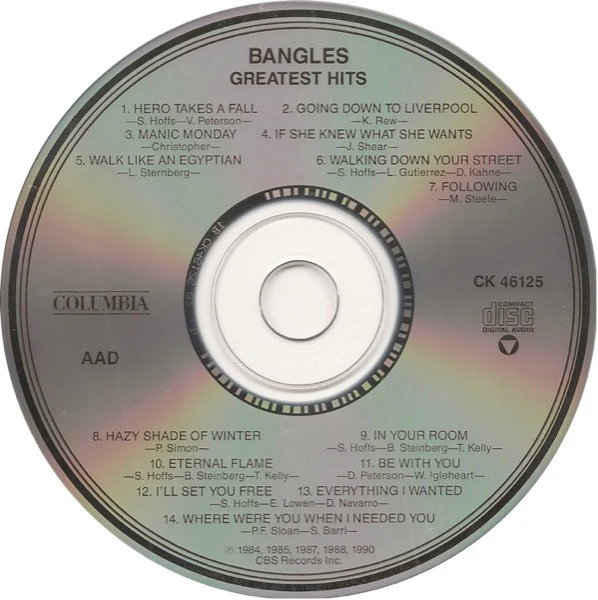 Bangles - Greatest Hits (CD, Comp, Club) - Image 3